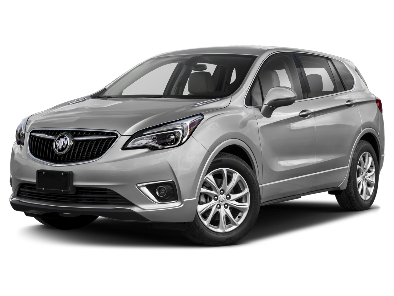 2019 Buick Envision Essence in Bronze Alloy Metallic — front three-quarter view