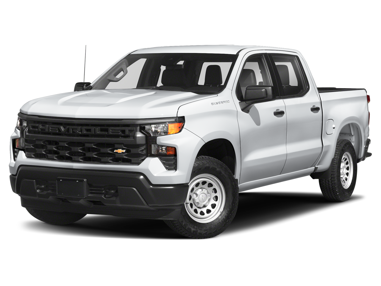 2023 Chevrolet Silverado 1500 LT in Black — front three-quarter view