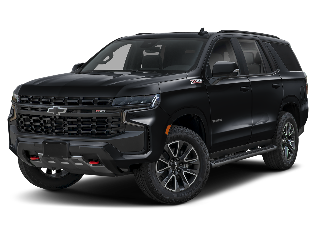 2024 Chevrolet Tahoe Z71 in Summit White — front three-quarter view