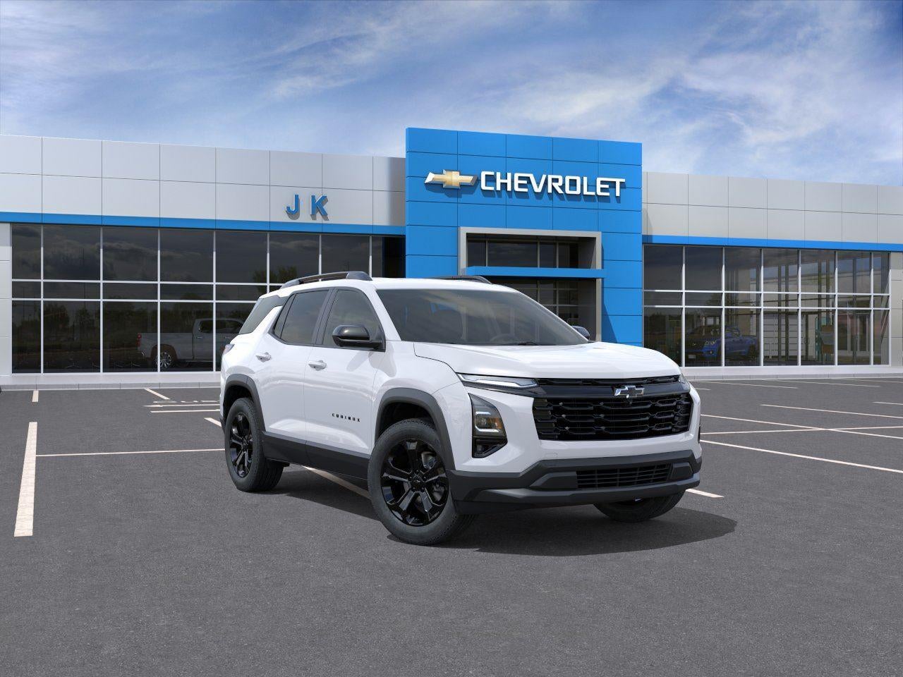 2026 Chevrolet Equinox LT in Summit White — front three-quarter view