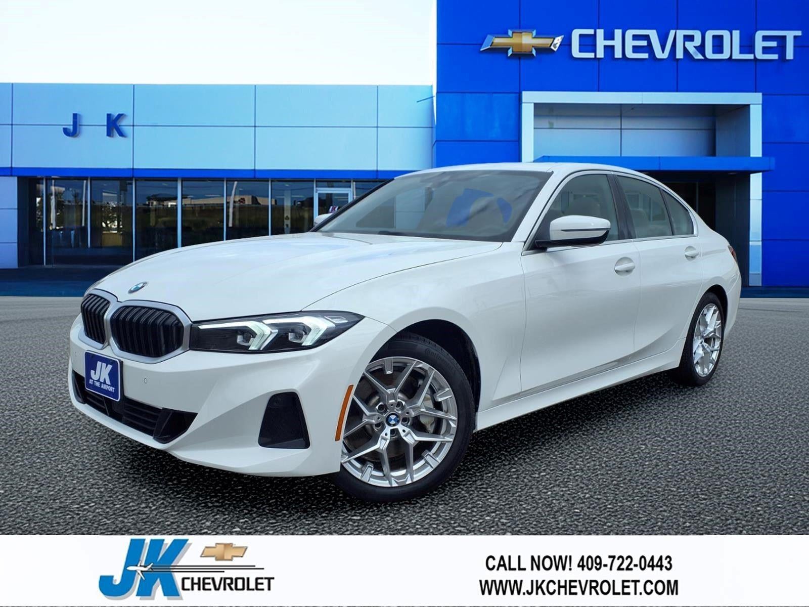 2026 BMW 3 Series 330i NA in White — front three-quarter view